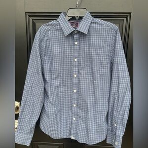 UNTUCKit Men’s Shirt Slim Fit Wrinkle Free Button Down Size Large